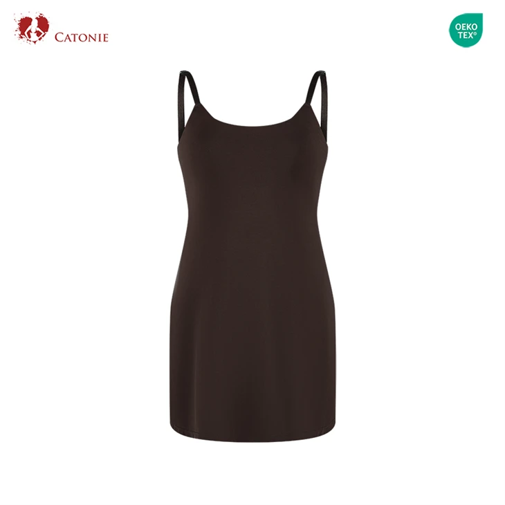 Brown Halter Dress factory